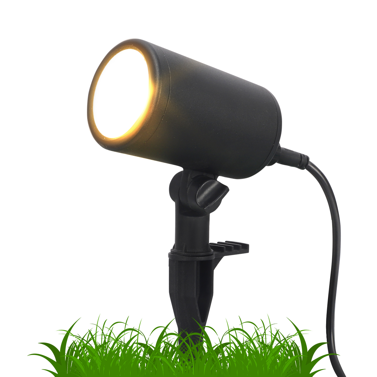 Ground Lighting Black Square Adjustable Angle up Down Light Spot Garden Led Spike Lamp Fence Garden Spot Light